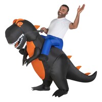 Inflatable T-Rex Halloween Costume, Adult, Unisex, Standard Front_Angled_Left