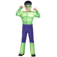Costume d'Halloween rembourré de Hulk pour tout-petit, 3-4T