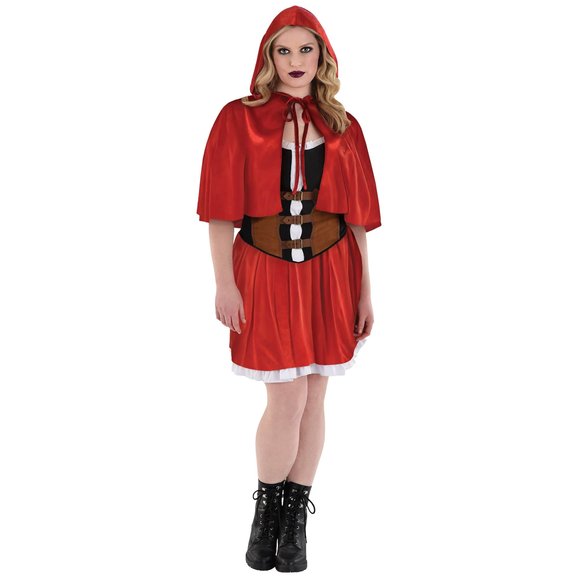 Women's Rebel Red Riding Hood Halloween Costume | Party City