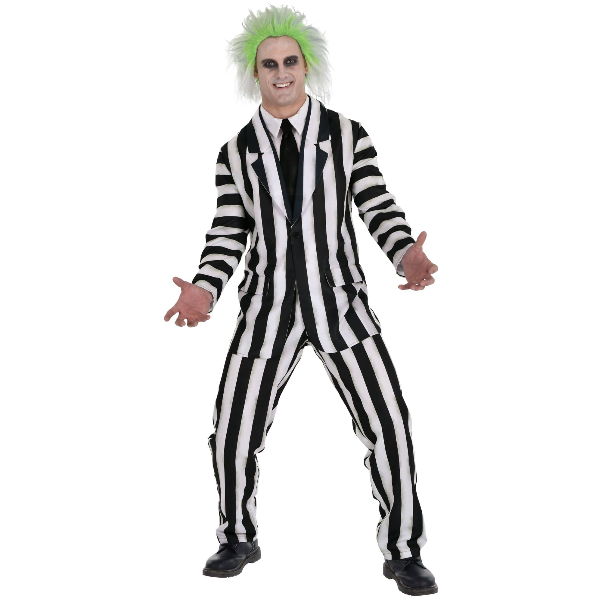 Men's Beetlejuice Halloween Costume, Plus Size | Party City