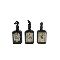 For Living Glass Potion Bottles Assortment Halloween Decoration Front_Flat