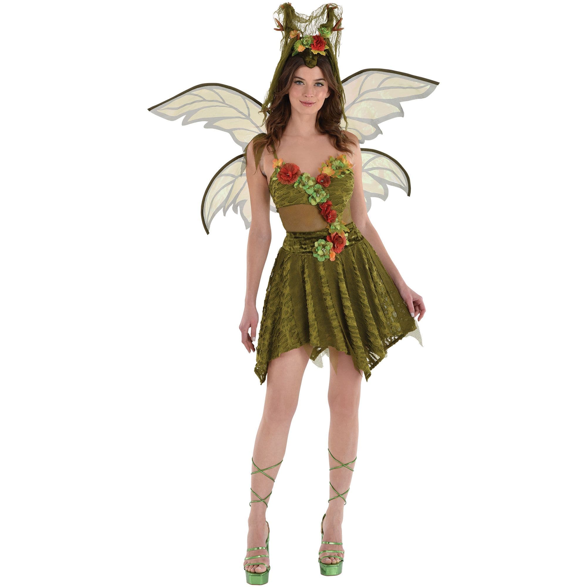 Adult Woodland Fairy Skirt, Green, Assorted Sizes, Wearable Costume ...