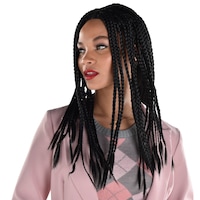 Perruque de rallonges tressées