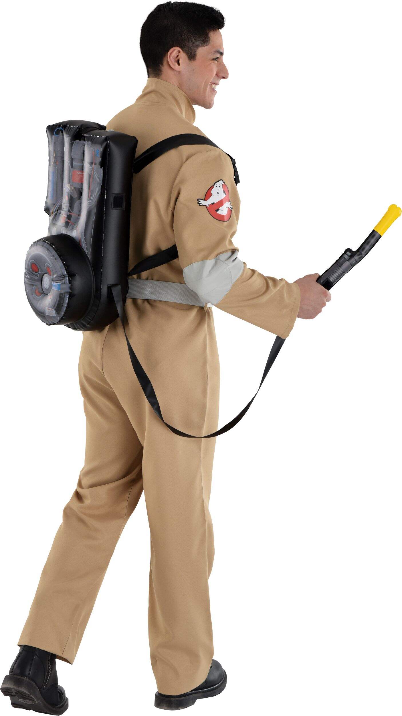 Ghostbusters Classic Proton Pack, Black, One Size, Wearable Costume Accessory for Halloween Back_Angled_Right