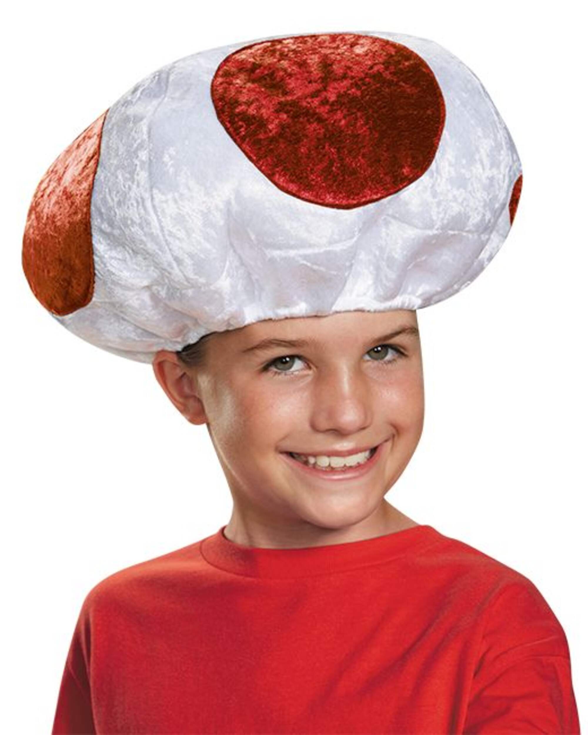 Chapeau champignon Toad de Super Mario Brothers, rouge, taille unique Front_Three_Fourths_Angled_Right