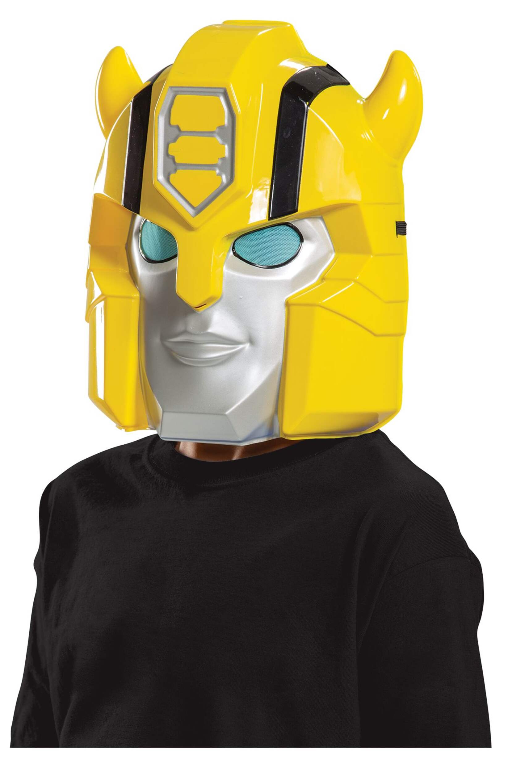 Transformers Bumblebee Face Mask, Black/Yellow, One Size, Wearable ...