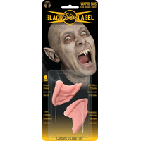 Tinsley Transfers Vampire Ear Prosthetics, Beige, One Size, 2-pk, Wearable Costume Accessories for Halloween Front_Flat