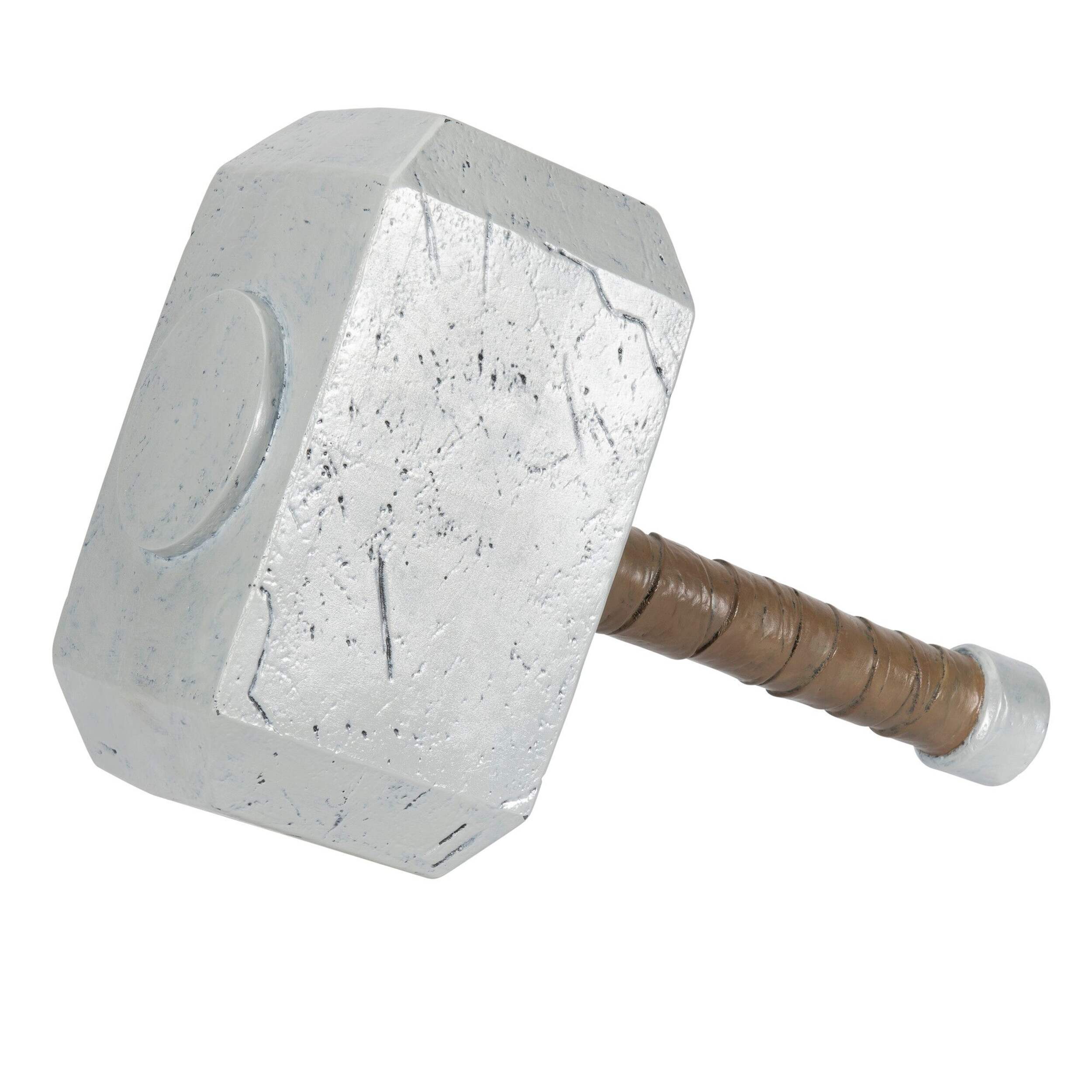 Marvel Thor Mjolnir Replica Cosplay Halloween Prop Hammer Front_Angled_Right