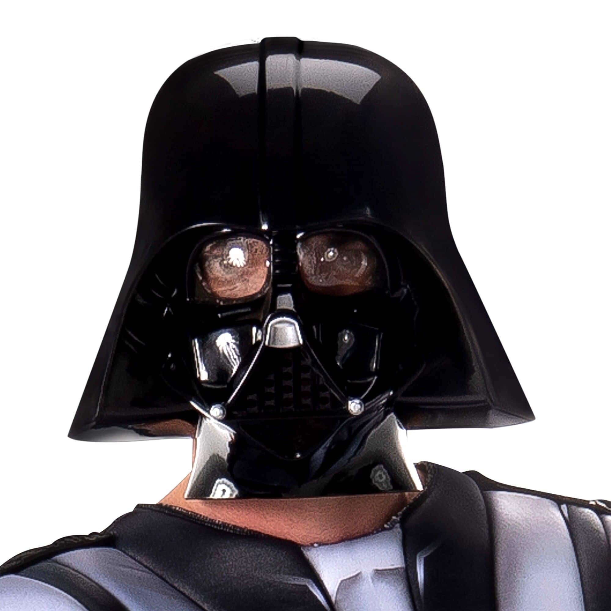 Masque en plastique Darth Vader de Disney Star Wars, noir, taille unique,  accessoire de costume à porter pour l'Halloween