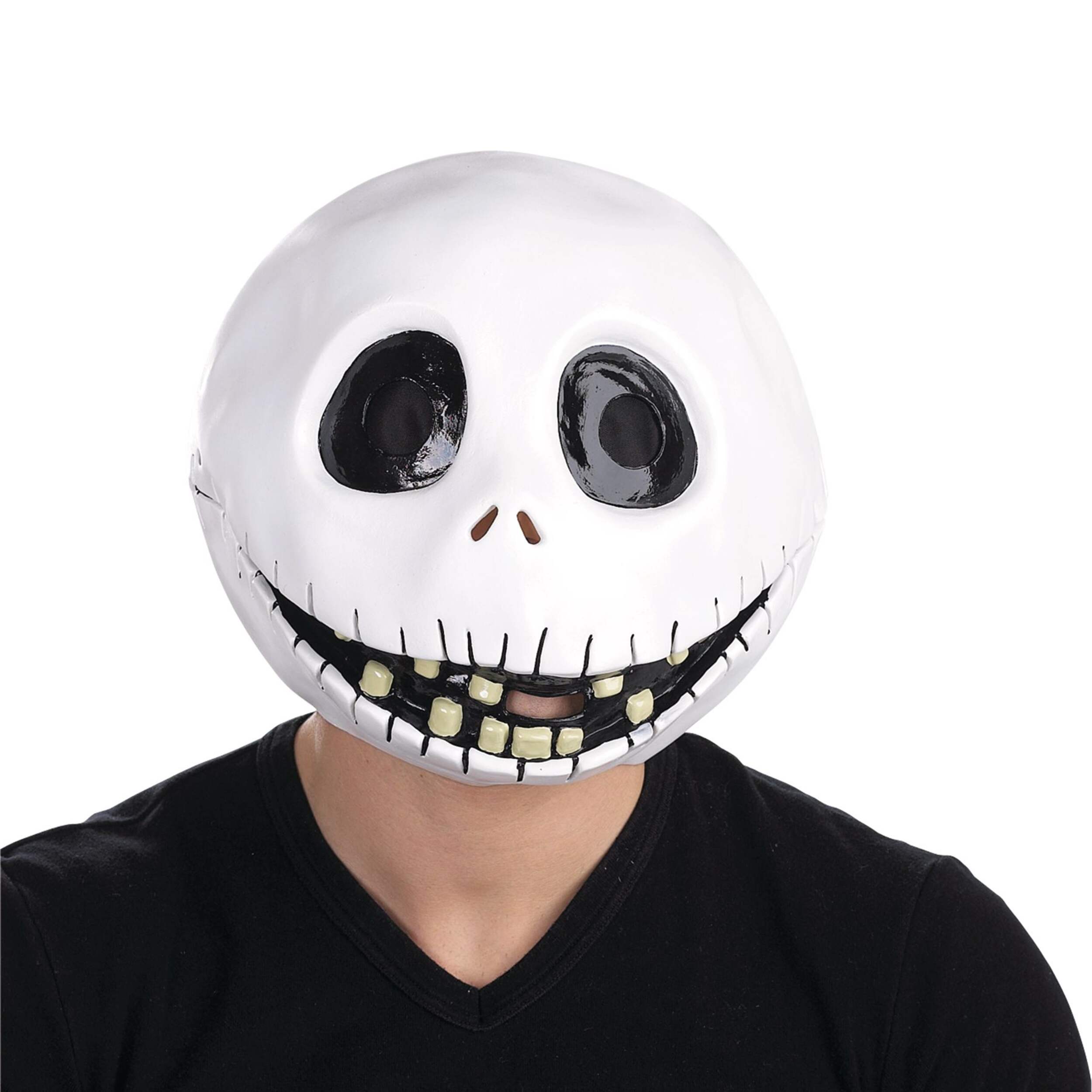 Masque d'Halloween Jack Skellington, L'étrange Noël de Monsieur Jack, taille unique Front_Flat