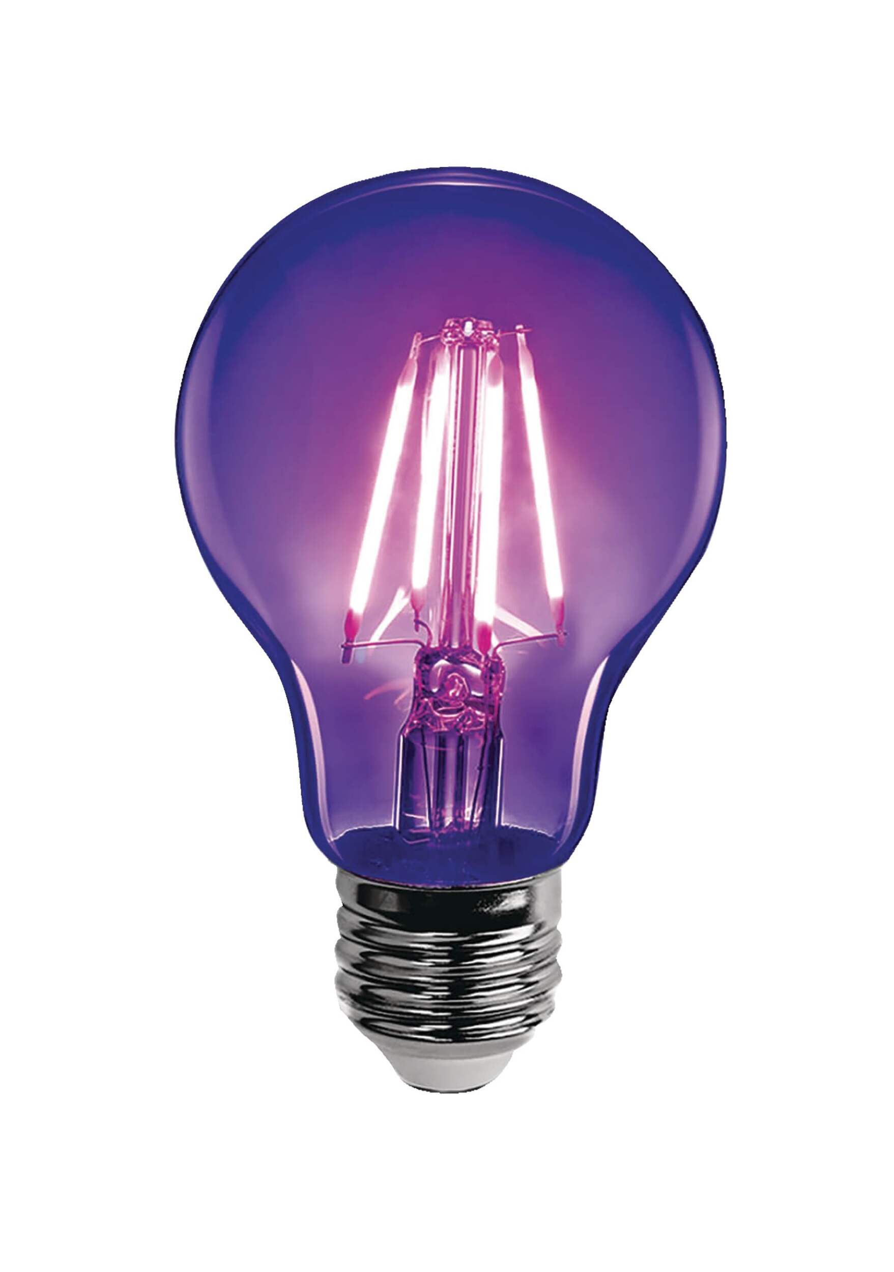 Éclairage décoratif d'Halloween à DEL violette de 75 W Front_Flat