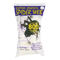 Toile d'araignée extensible pour Halloween, 240 g