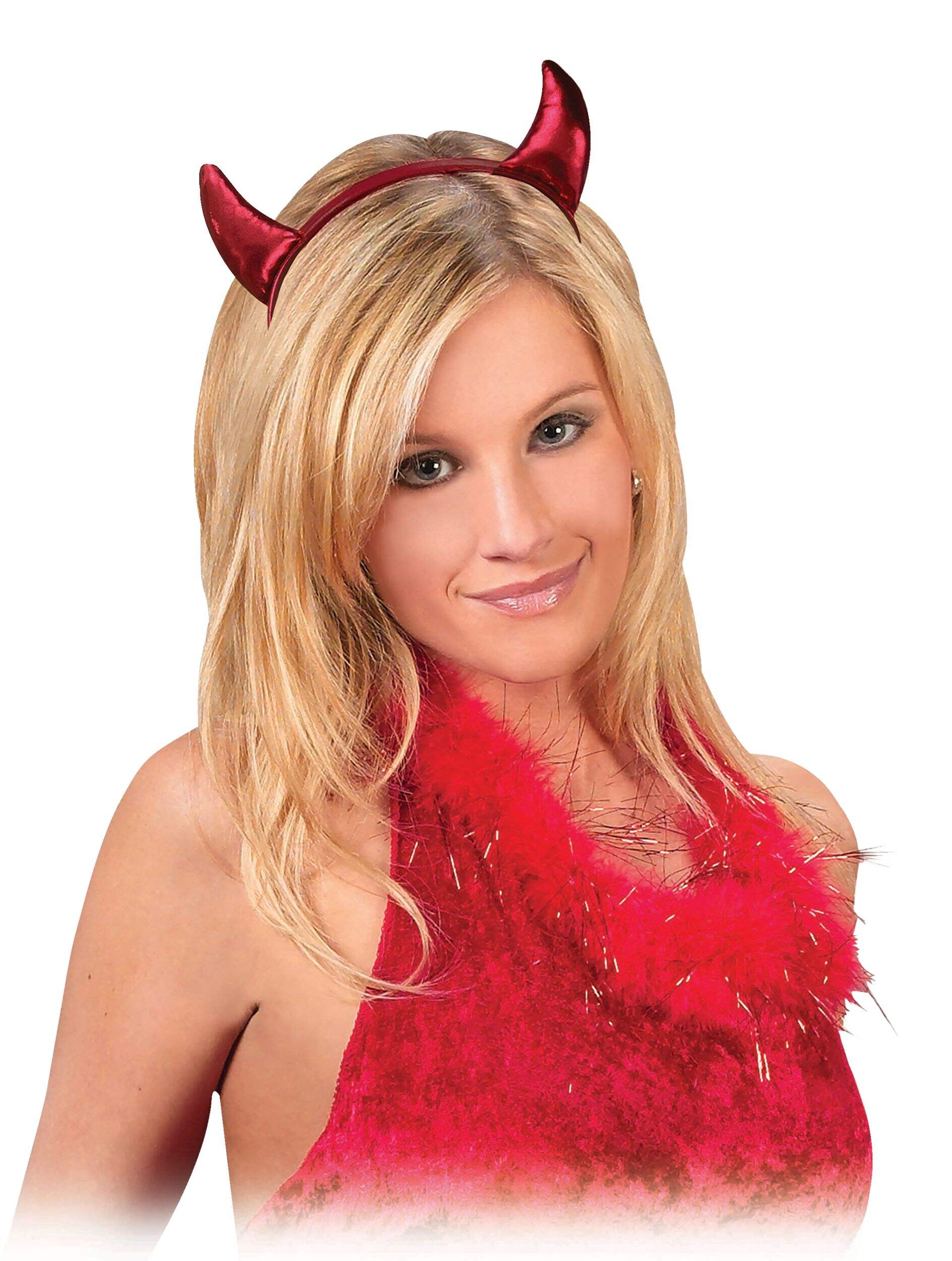 Serre-tête de diable pour costume d'Halloween Front_Elevated