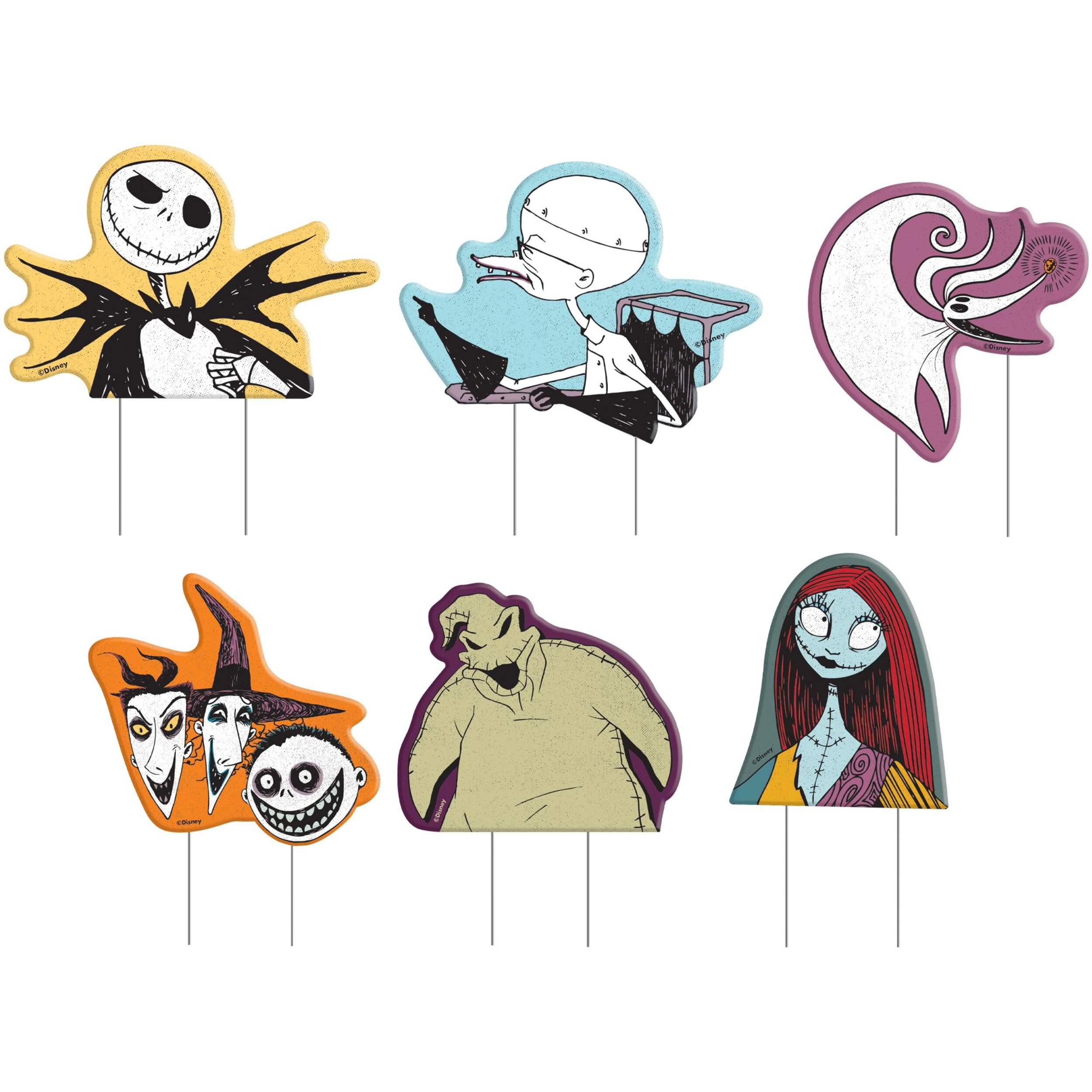 Disney Nightmare Before Christmas Small Yard Signs Front_Flat