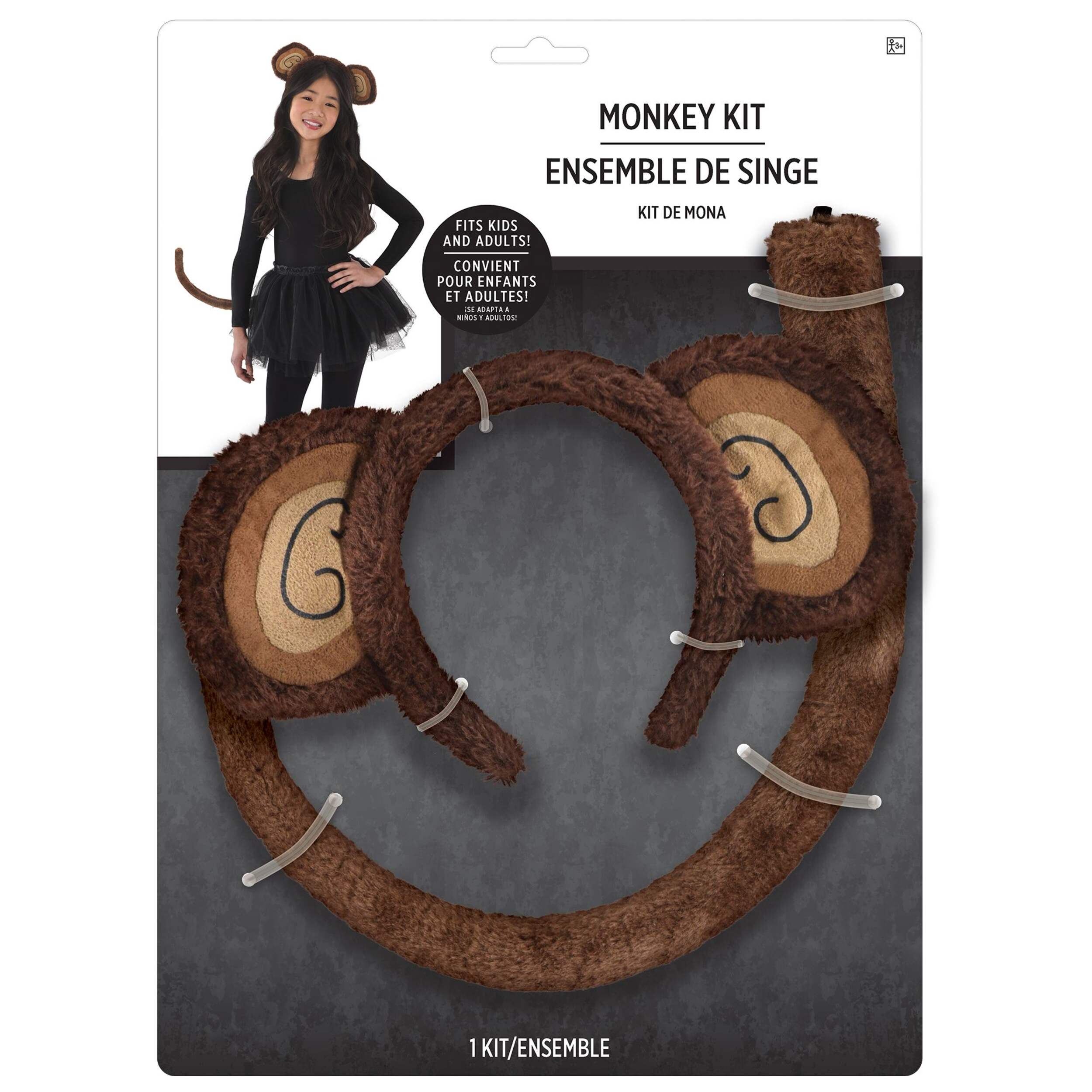 Monkey Ear & Tail Kit Front_Flat
