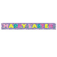 Easter Fringe Banner, Happy Easter Front_Flat