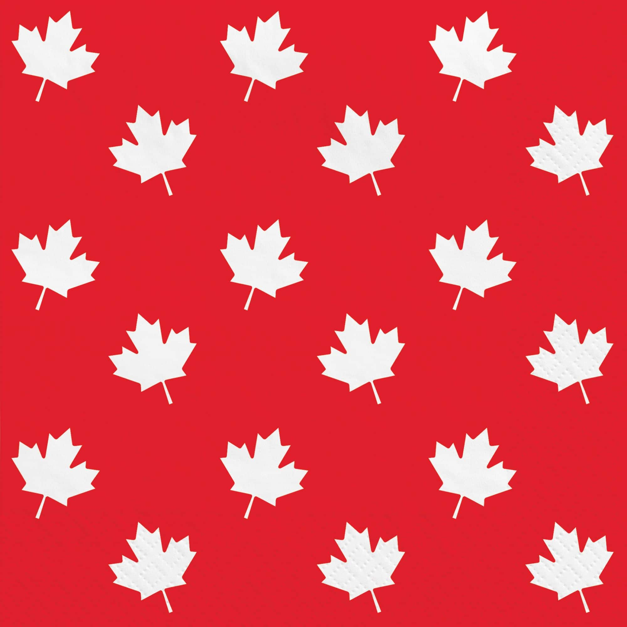 Serviettes de table classiques avec feuilles d'érable, fête du Canada ...