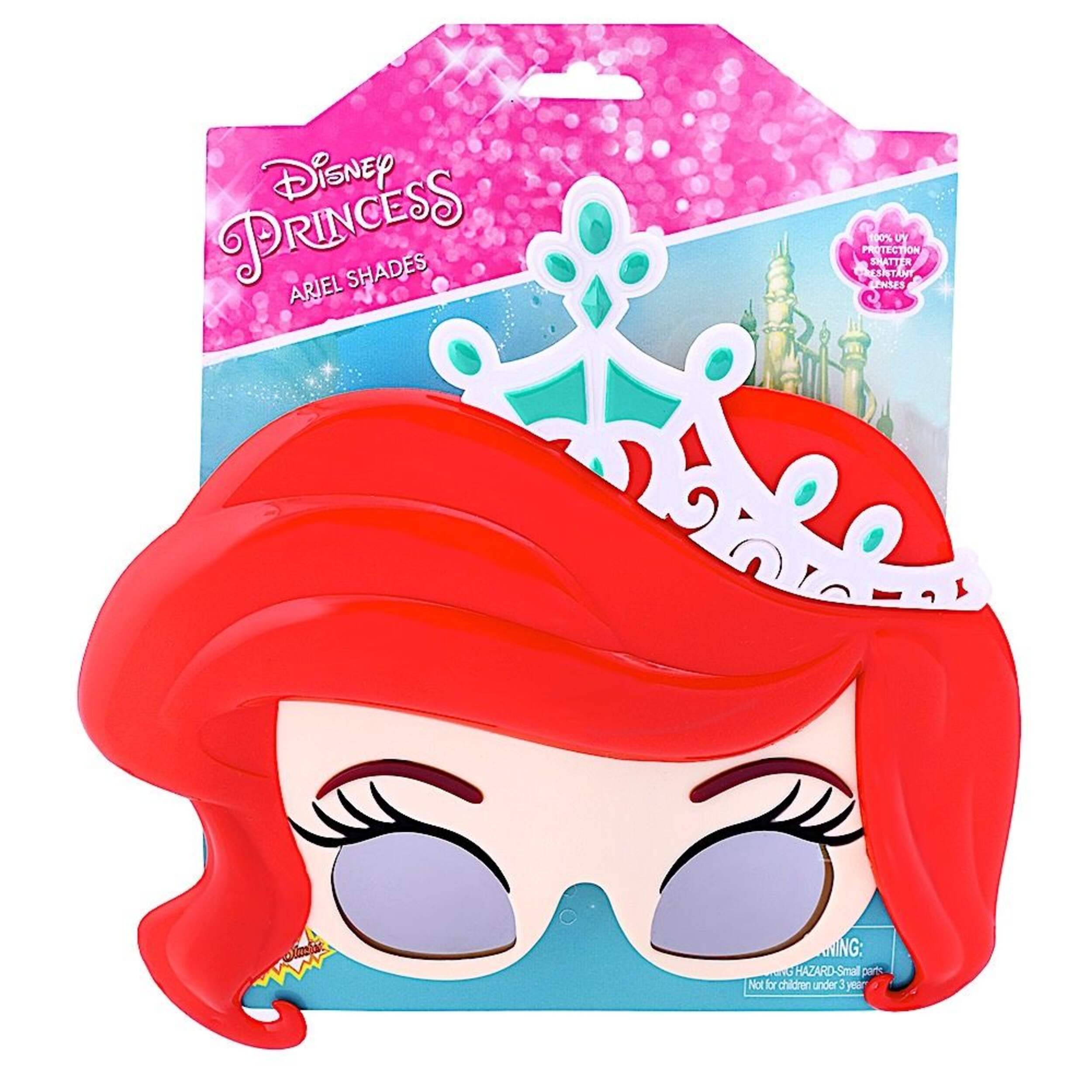 Sunstaches Little Mermaid Ariel UV400 Protection Sunglasses Front_Flat