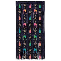 Rideau de porte métallique brillant du Nouvel An