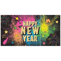 New Year's Decorating Kit, Countdown Glow Front_Flat