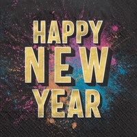 Serviettes de table Décompte lumineux, paq. 40 Front_Flat