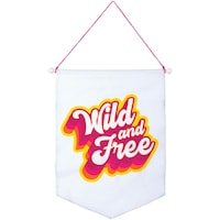 Affiche en toile à suspendre Wild and Free, souvenirs d'été