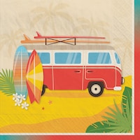 Summer Beach Life Beverage Napkins, 100-ct Front_Flat