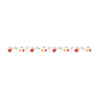 Summer Poolside Paper Cutout Decorative Garland, 9-ft