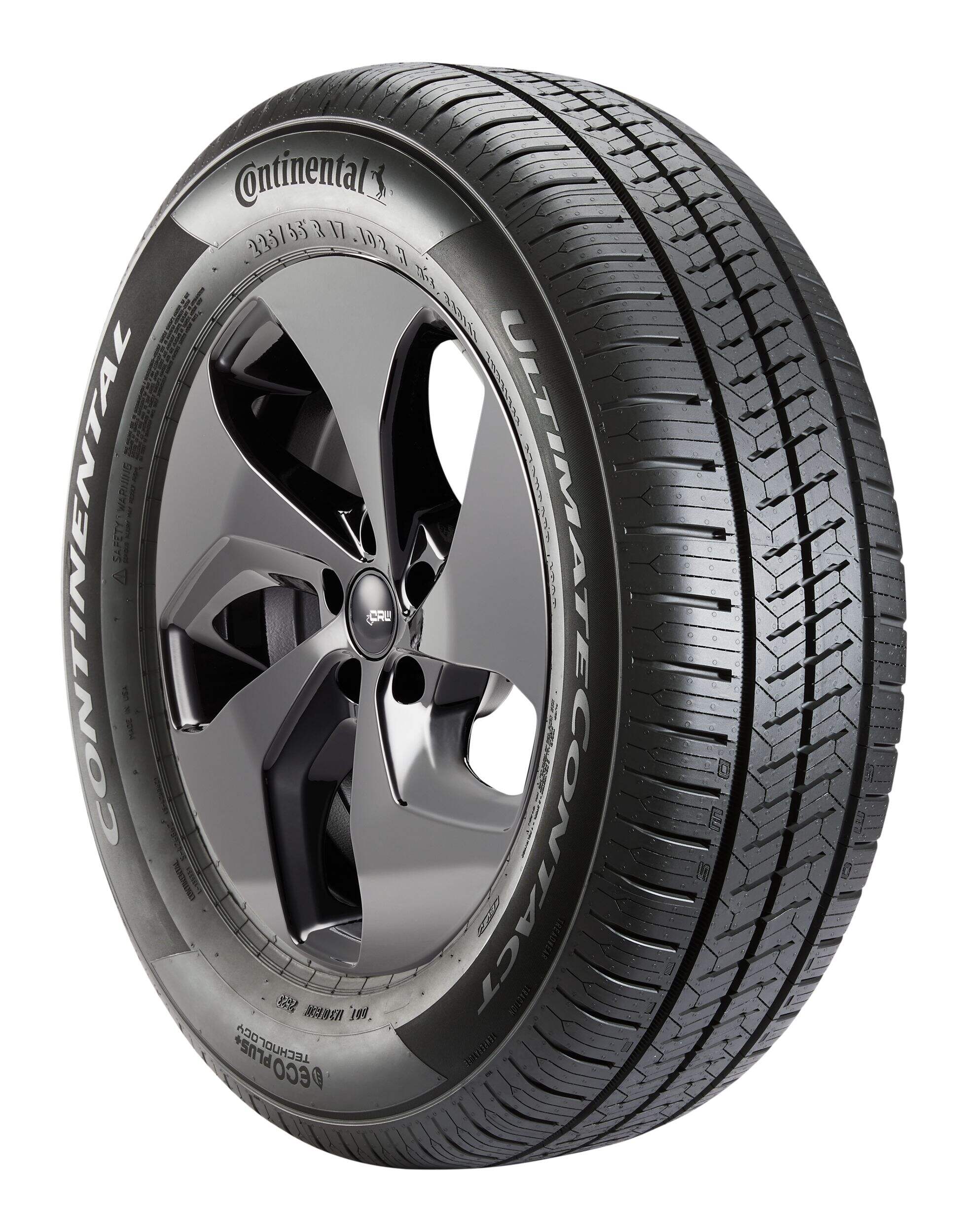 Pneu toute saison Continental Ultimate Contact Front_Three_Fourths_Angled_Right
