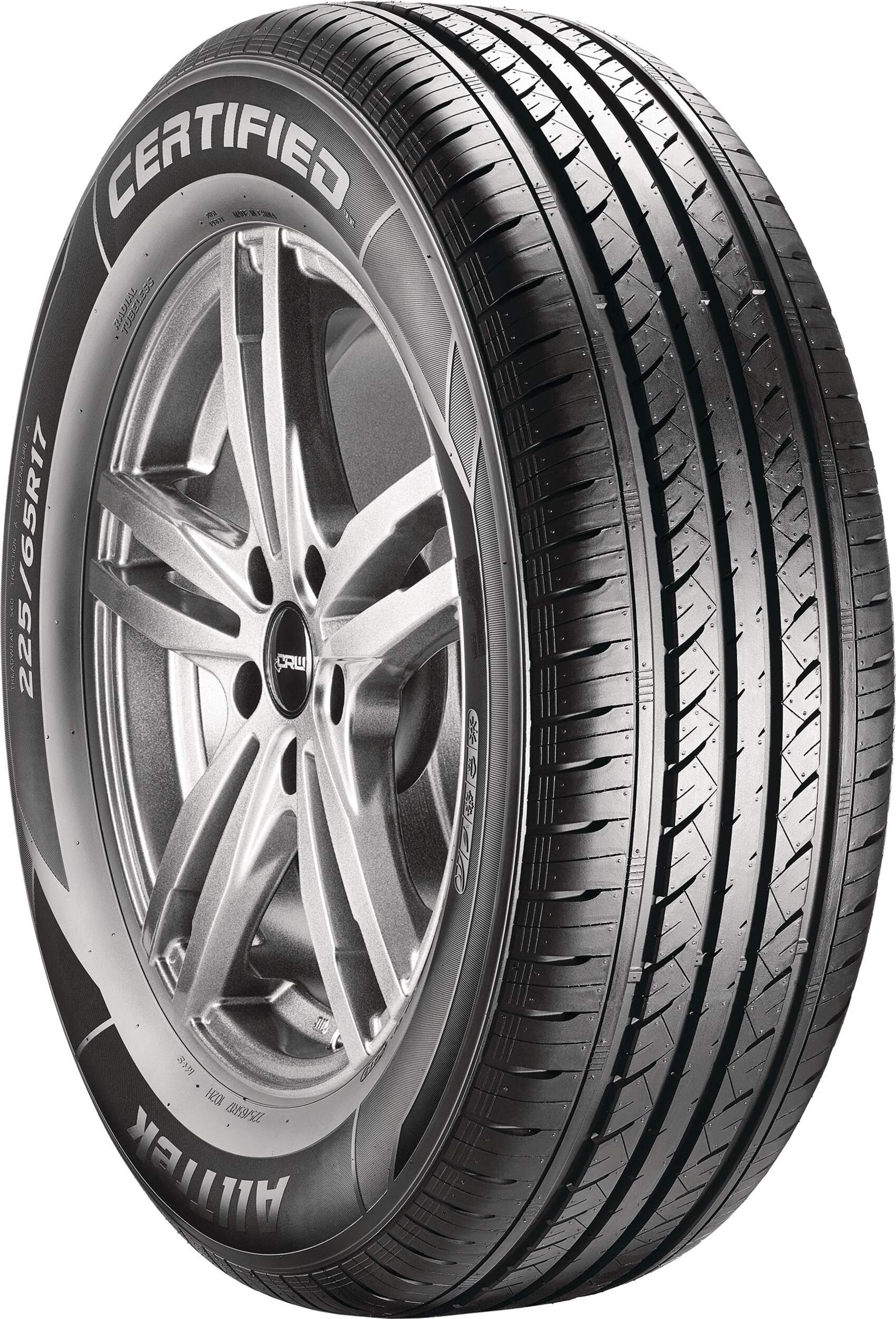 Certified AllTrek All Season Tire For Passenger & CUV Front_Three_Fourths_Angled_Right