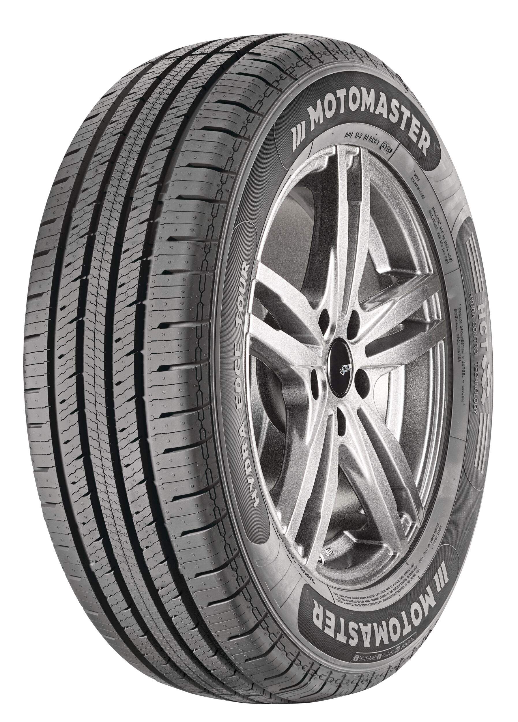 Pneu MotoMaster Hydra Edge Tour pour les véhicules utilitaires multisegments (VUM) Front_Three_Fourths_Angled_Right