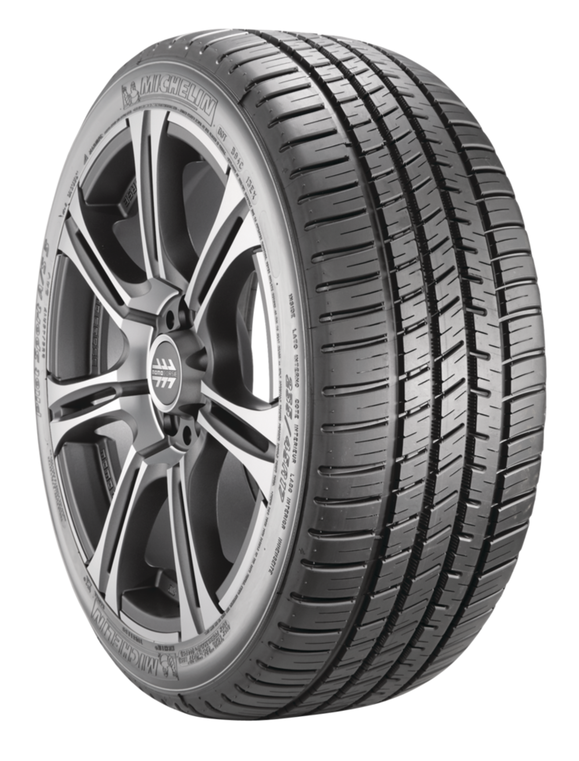 Pneu performant Michelin Pilot Sport A/S 3 pour véhicules de tourisme et multisegments Front_Three_Fourths_Angled_Right