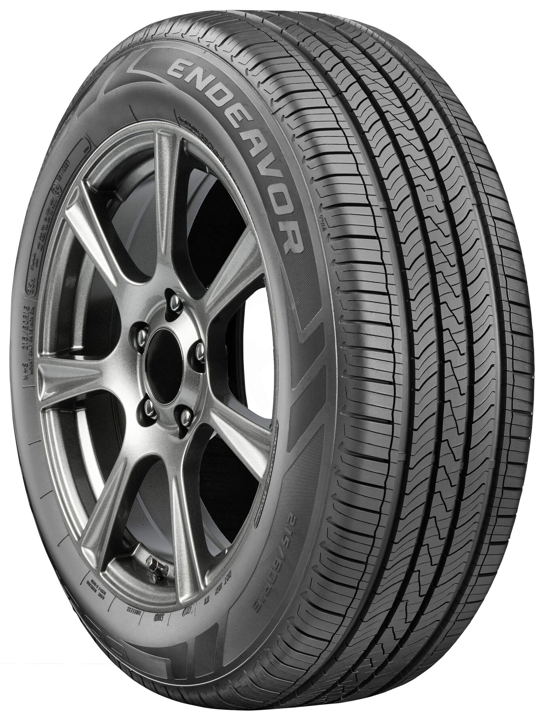 Cooper Endeavor All Season Touring Tire Front_Three_Fourths_Angled_Right