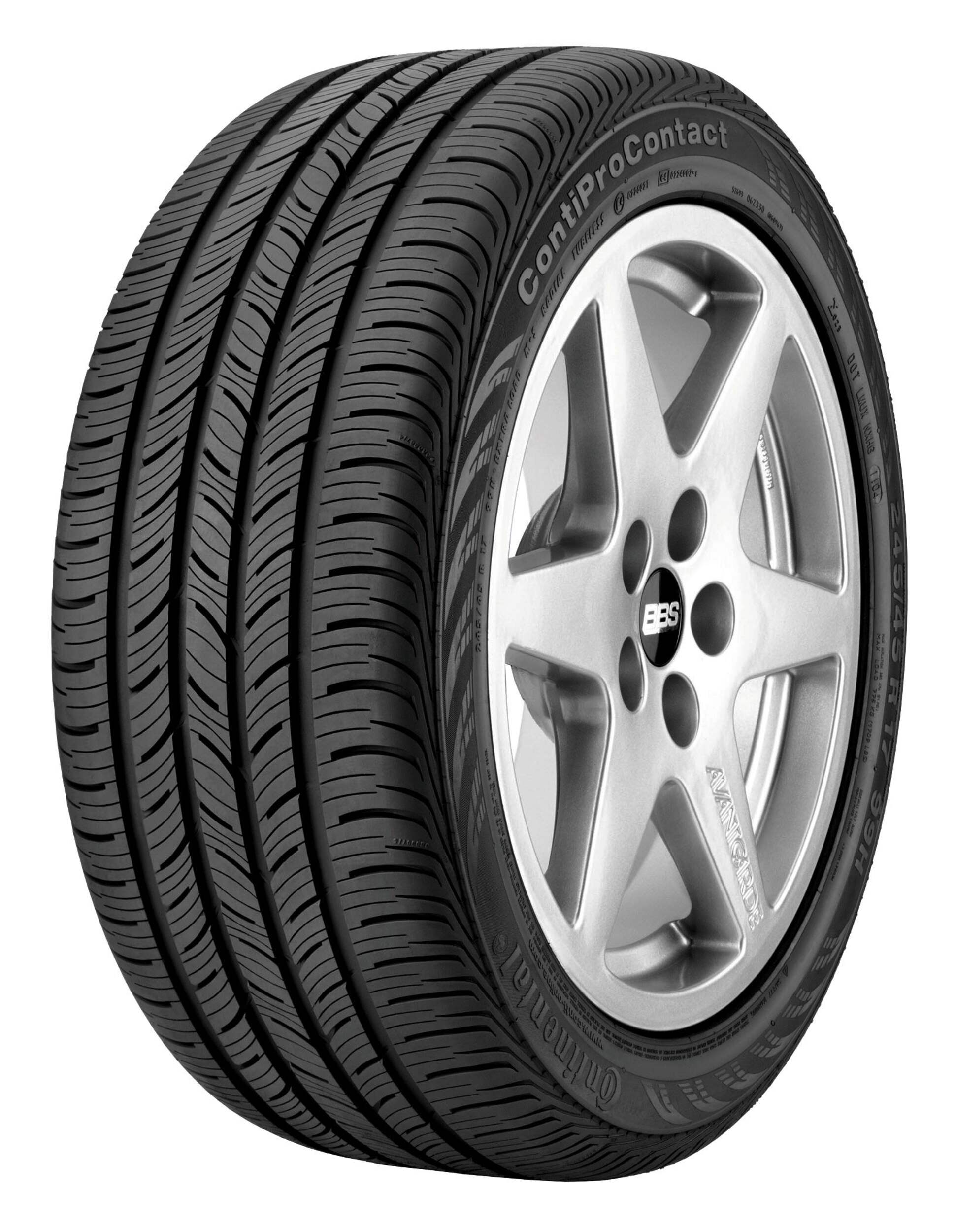 Continental ContiProContact RFT All Season Tire For Passenger & CUV Front_Three_Fourths_Angled_Left