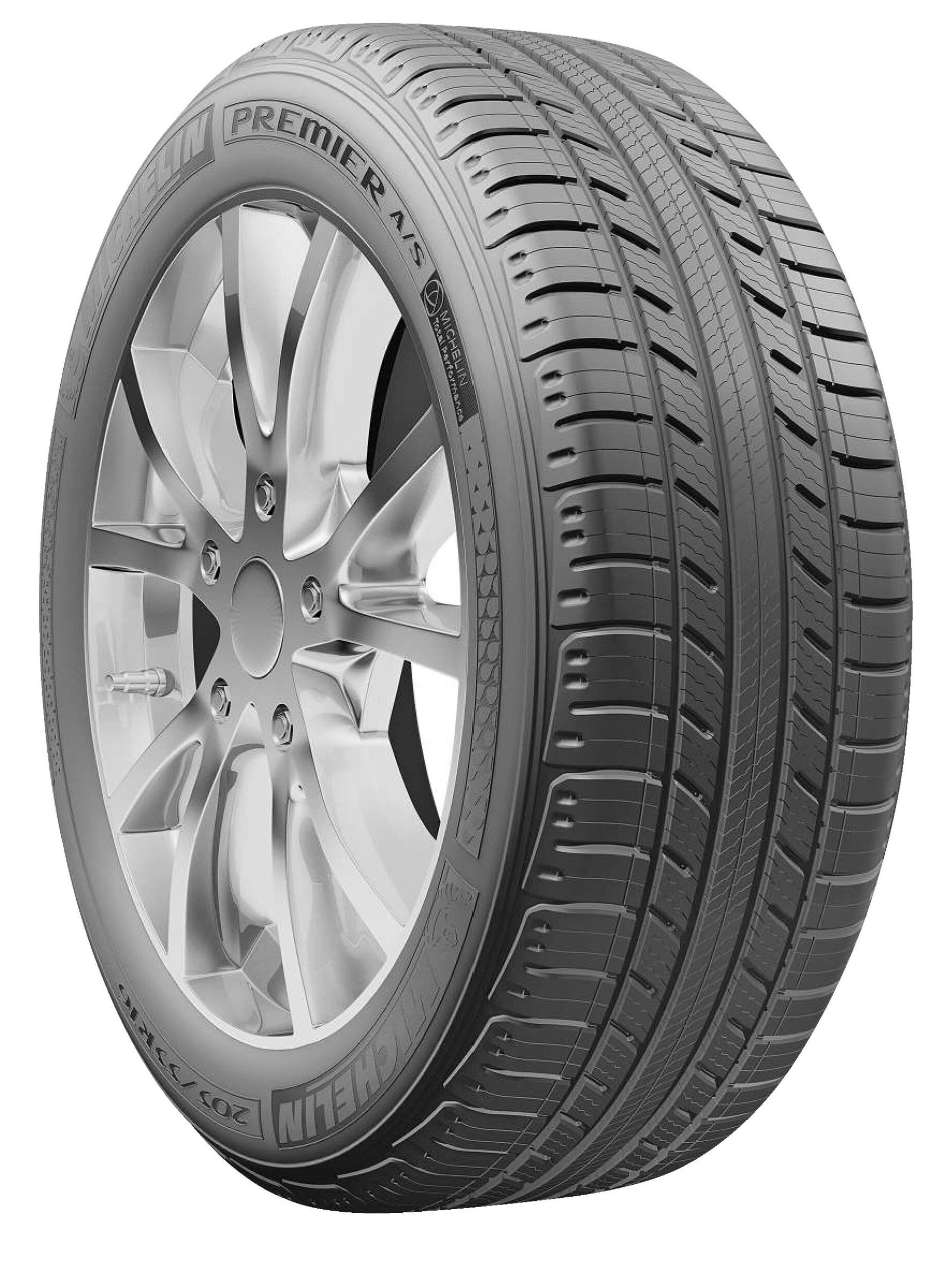 Michelin Premier A/S All Season Tire For Passenger & CUV Front_Three_Fourths_Angled_Right