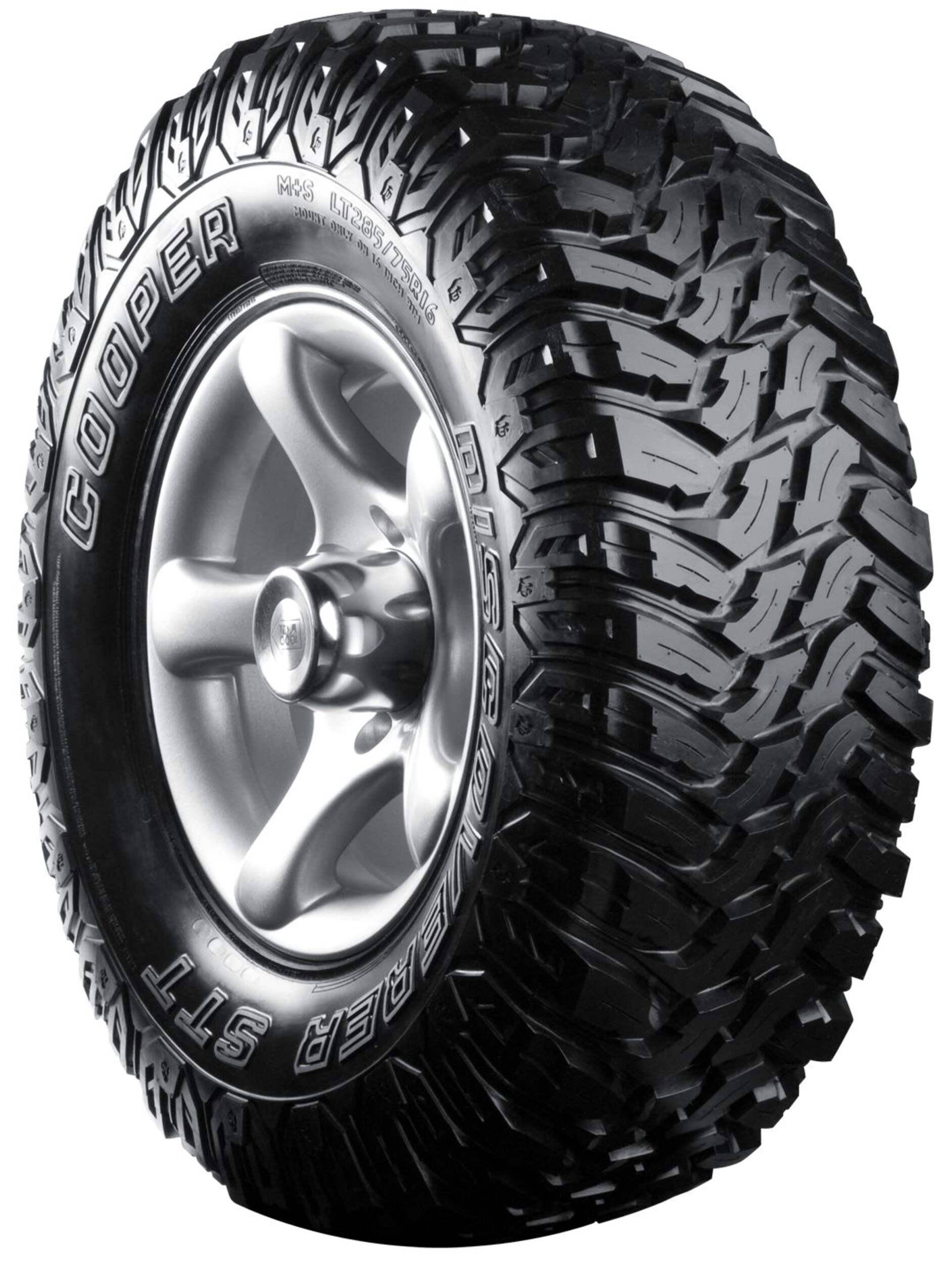 Cooper Tires Discoverer STT PRO Mud Terrain Tire For Truck & SUV Front_Three_Fourths_Angled_Right