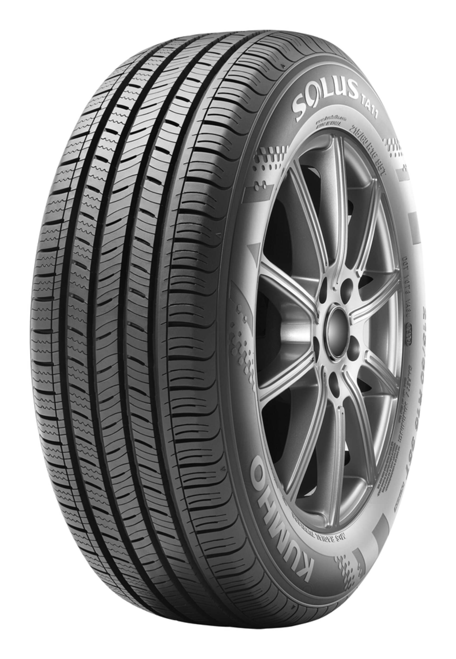 Kumho Tire Solus TA11 All Season Tire For Passenger & CUV Front_Three_Fourths_Angled_Left