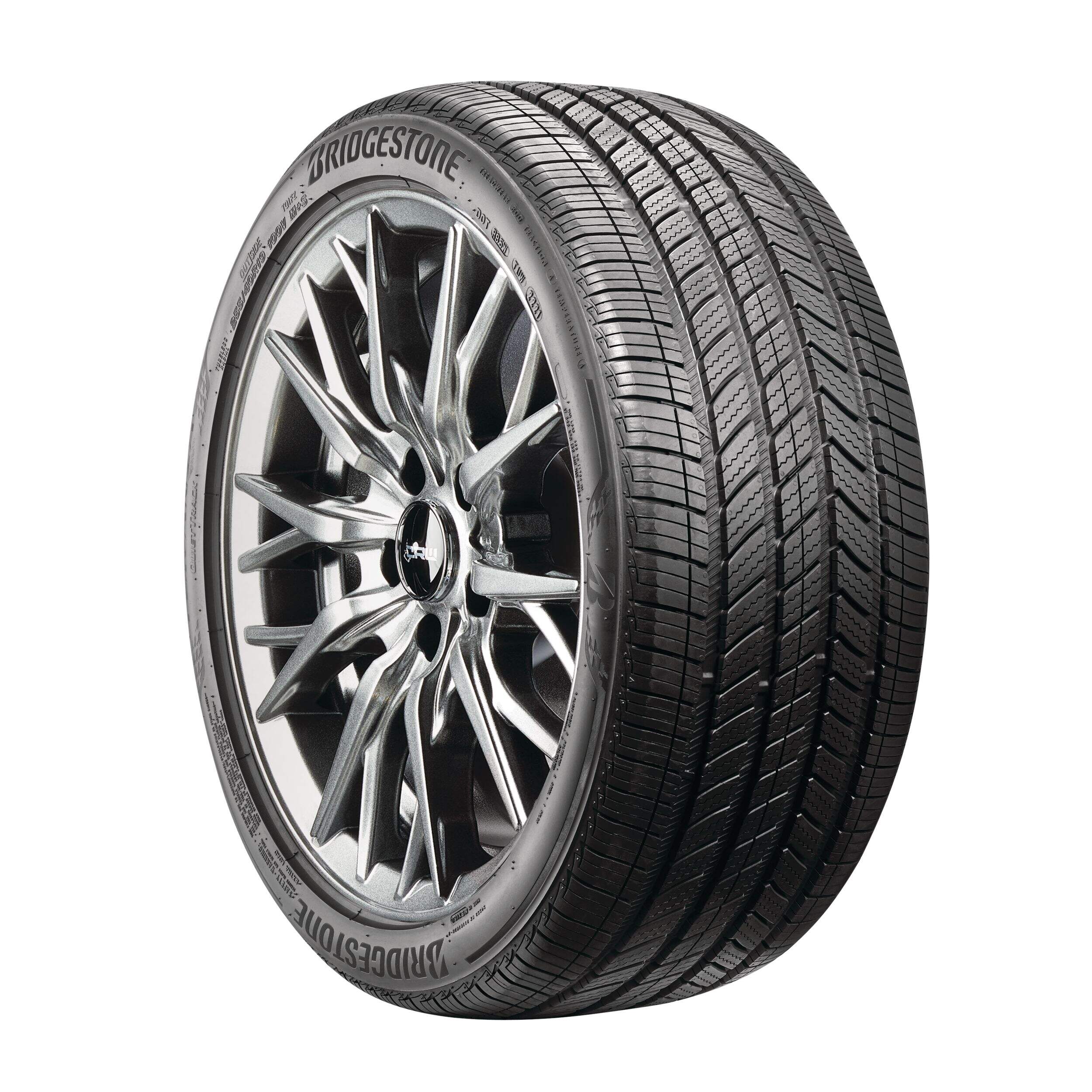 Bridgestone Turanza QuietTrack All Season Tire For Passenger & CUV Front_Three_Fourths_Angled_Right