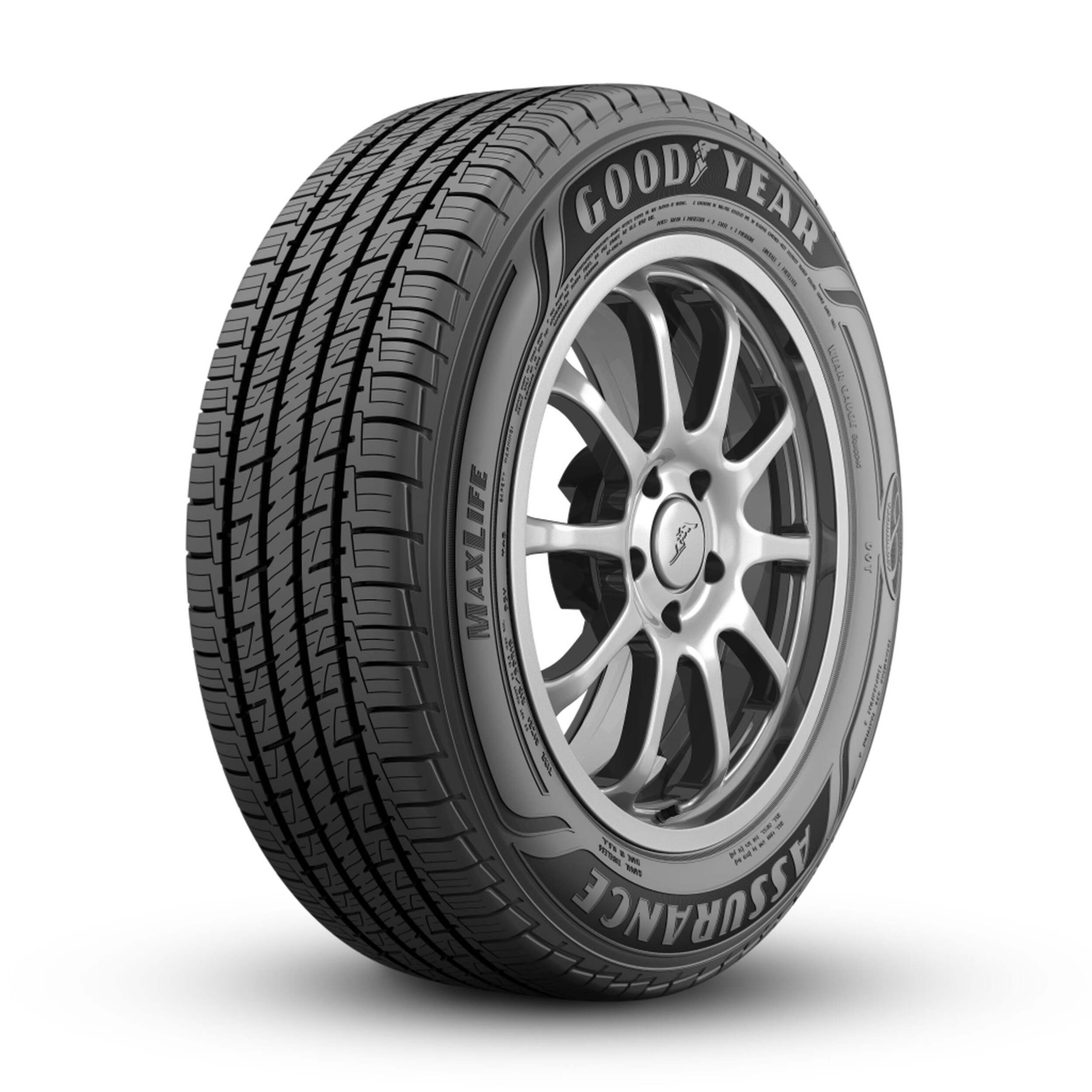 Goodyear Assurance MaxLife All Season Tire For Passenger & CUV Front_Three_Fourths_Angled_Left