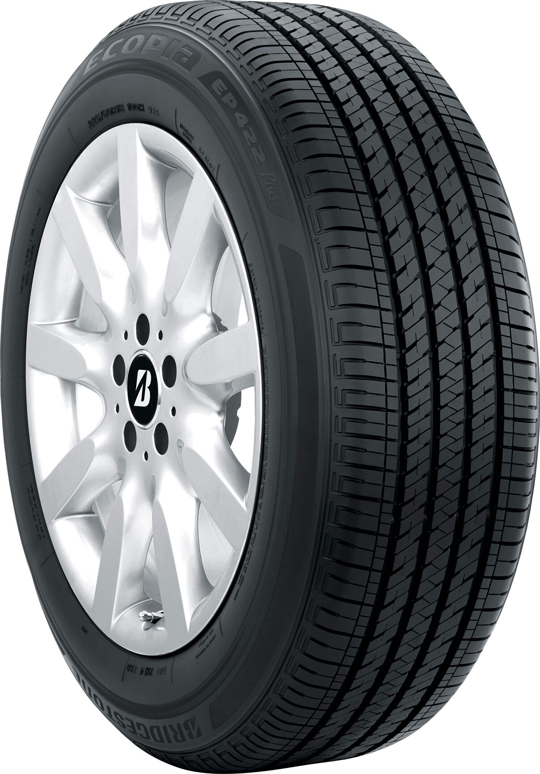 Pneu Bridgestone Ecopia H/L 422 Plus pour véhicules de tourisme et multisegments, homologué boue et neige Front_Three_Fourths_Angled_Right