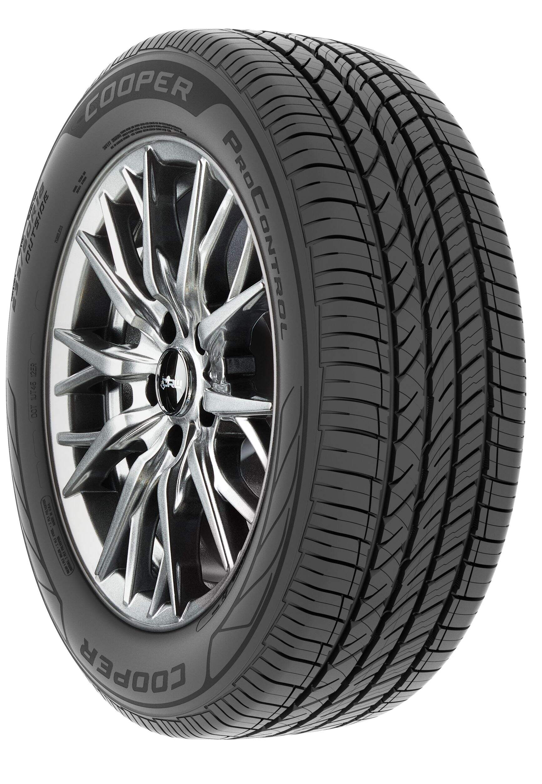 Cooper ProControl™ All Season Tire for Passenger & CUV Front_Three_Fourths_Angled_Right