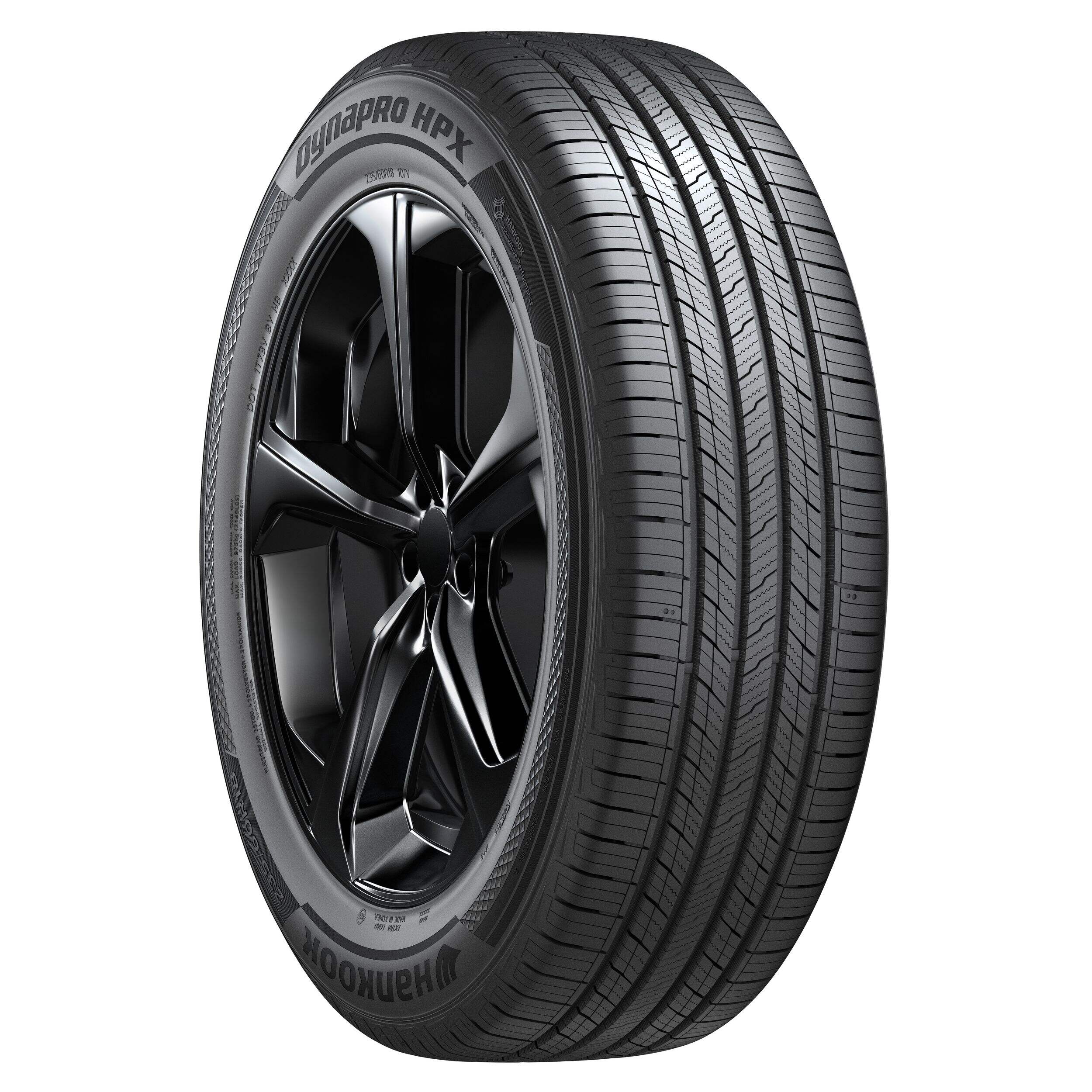 Hankook Dynapro HPX A/S Tire for Passenger & CUV Front_Three_Fourths_Angled_Right
