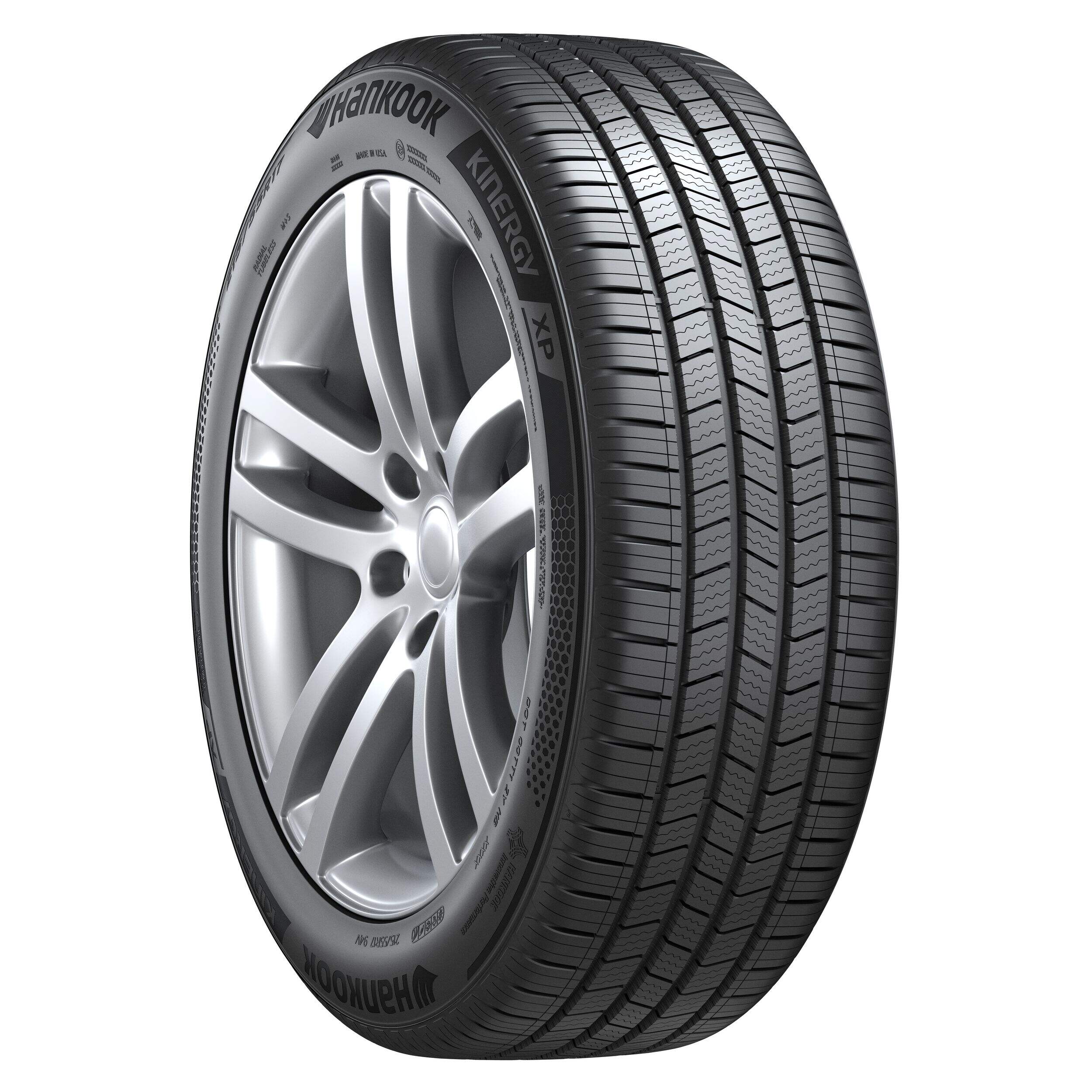 Hankook Kinergy XP A/S Tire for Passenger & CUV, All Season Front_Three_Fourths_Angled_Right