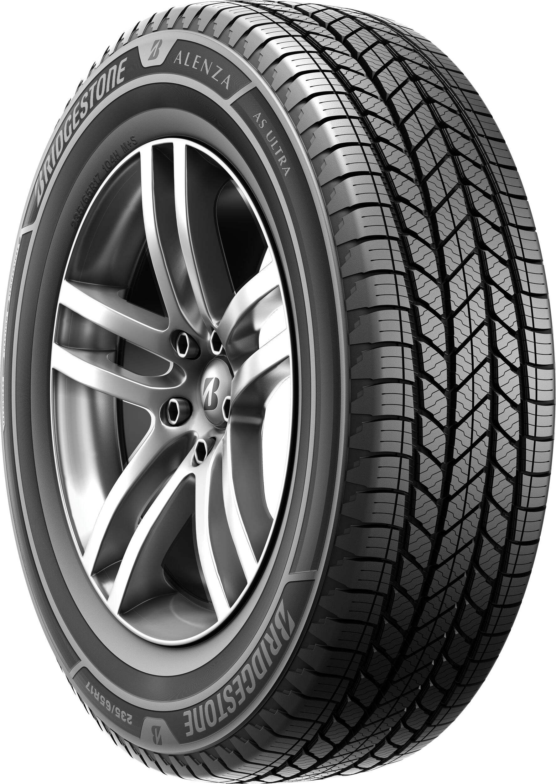 Pneu Bridgestone Alenza AS Ultra pour véhicules de tourisme et multisegments Front_Three_Fourths_Angled_Right