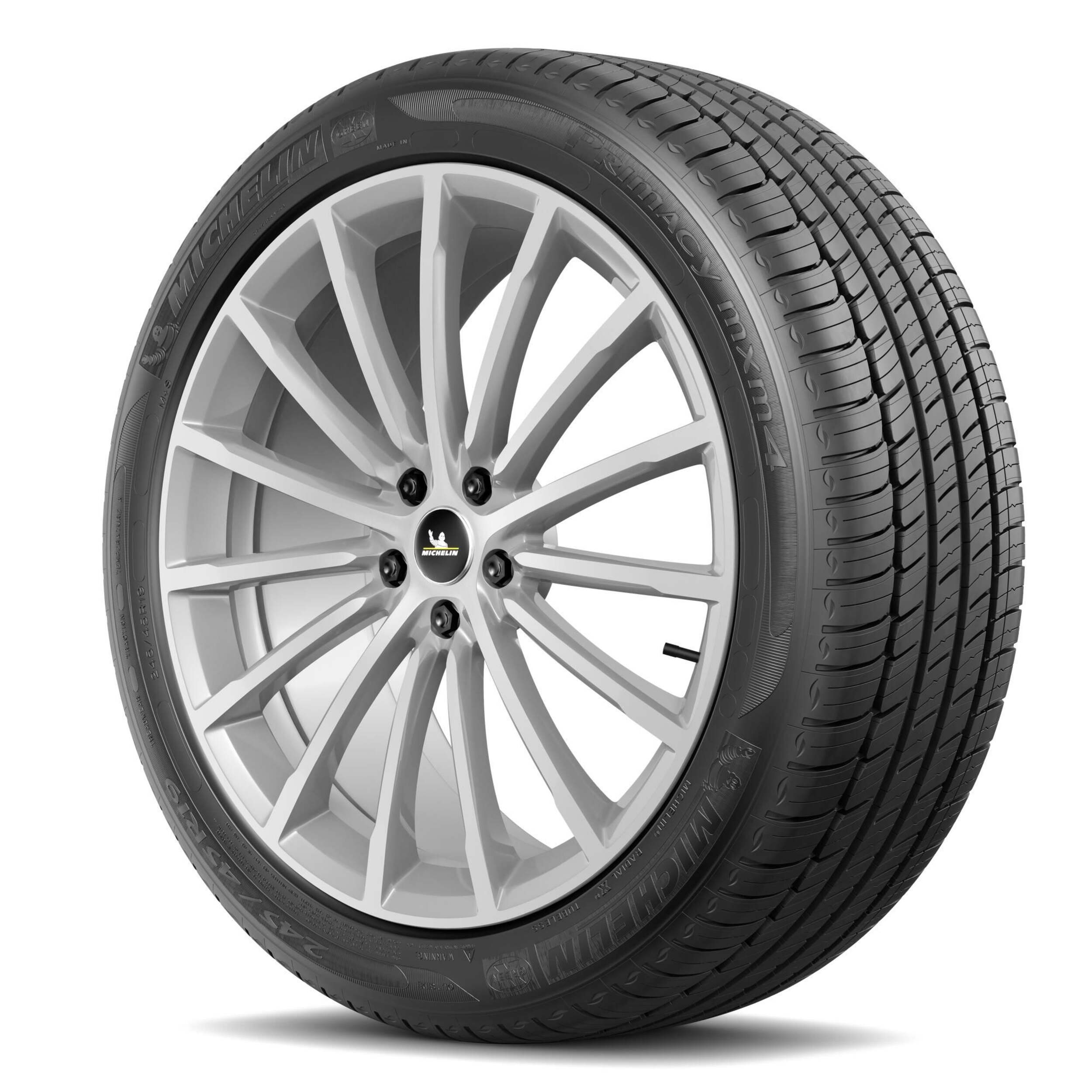 Michelin Primacy 4+ All Season Tire for Passenger & CUV Front_Three_Fourths_Angled_Right