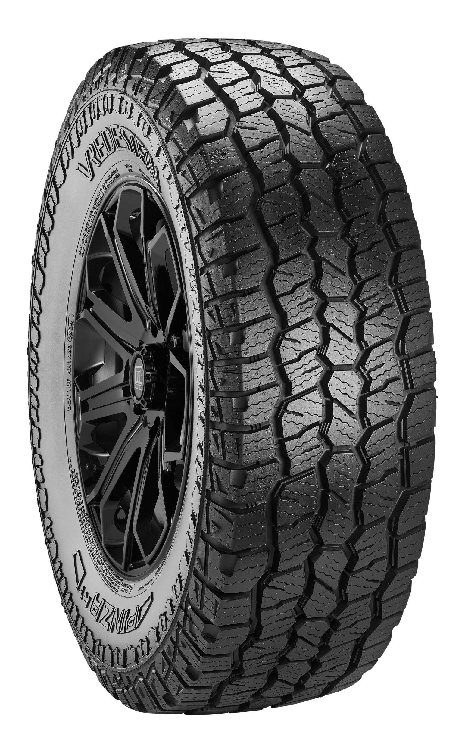 Vredestein Pinza AT Tire for Light Trucks & SUVs Front_Three_Fourths_Angled_Right