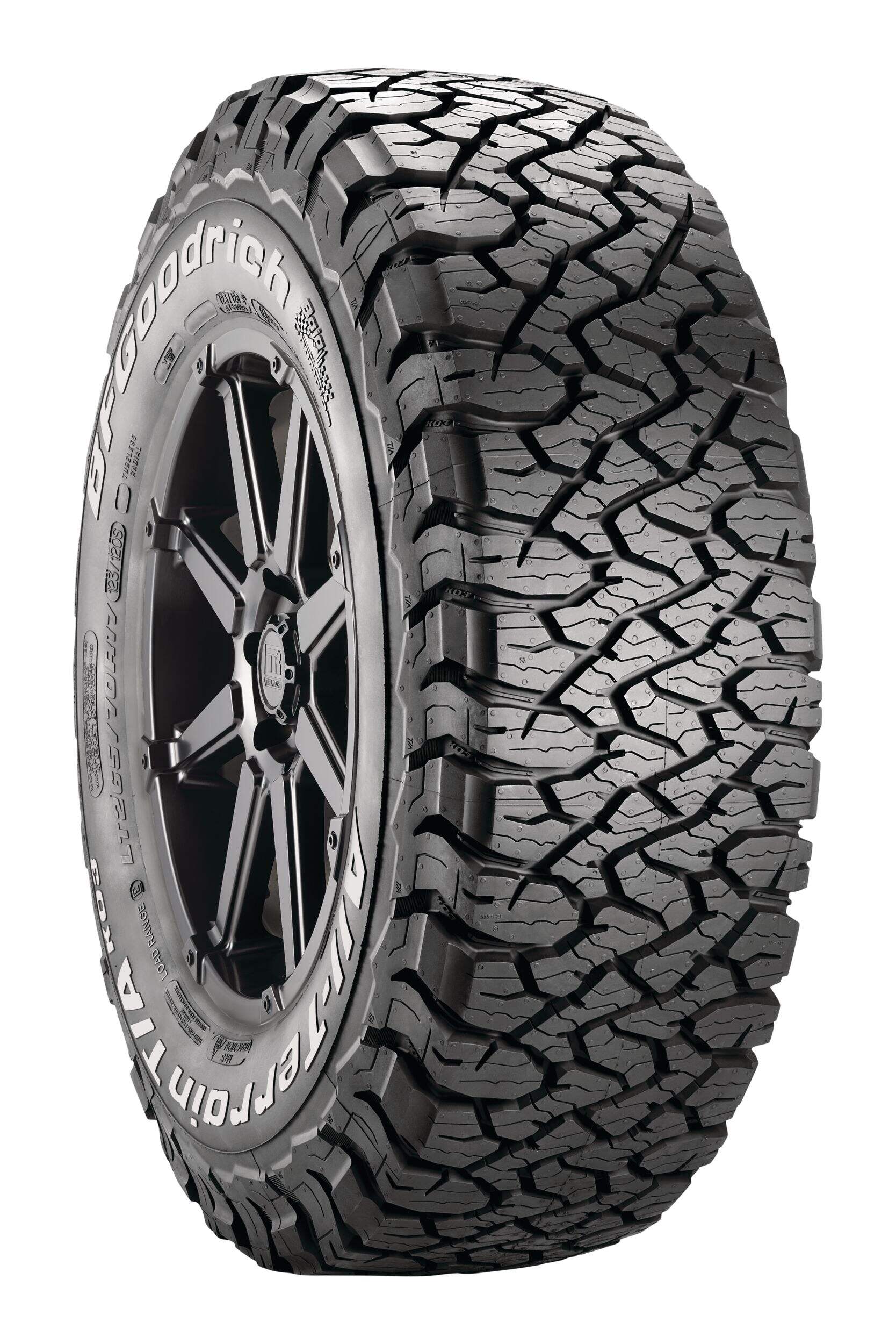 BFGoodrich All-Terrain T/A® KO3 Tire For Light Truck & SUV Front_Angled_Right