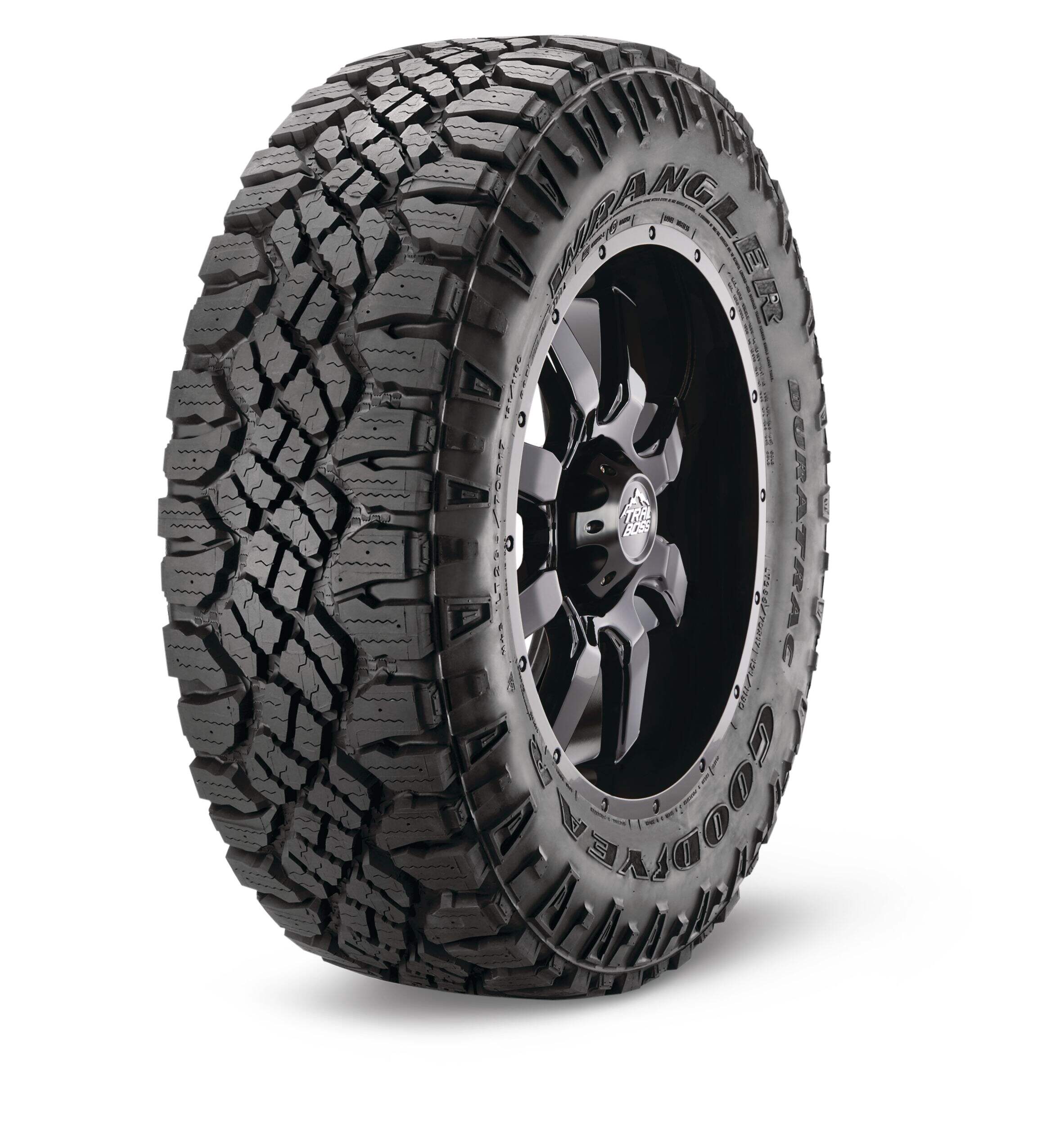 Goodyear Wrangler DuraTrac® All Terrain Tire For Truck & SUV – Clearance Front_Angled_Left