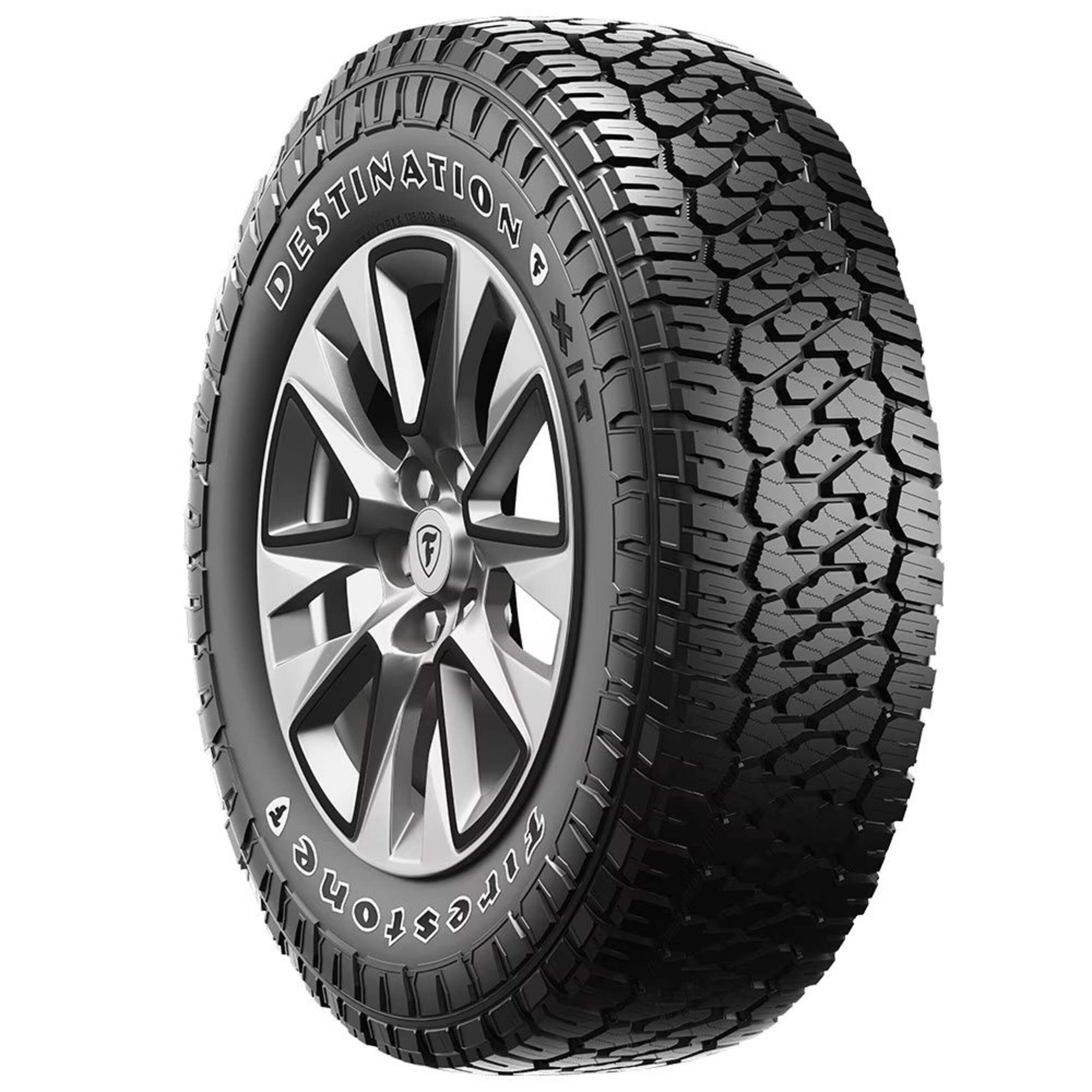 Pneu Firestone Destination X/T All terrain pour camions et VUS – flottaison Front_Angled_Right