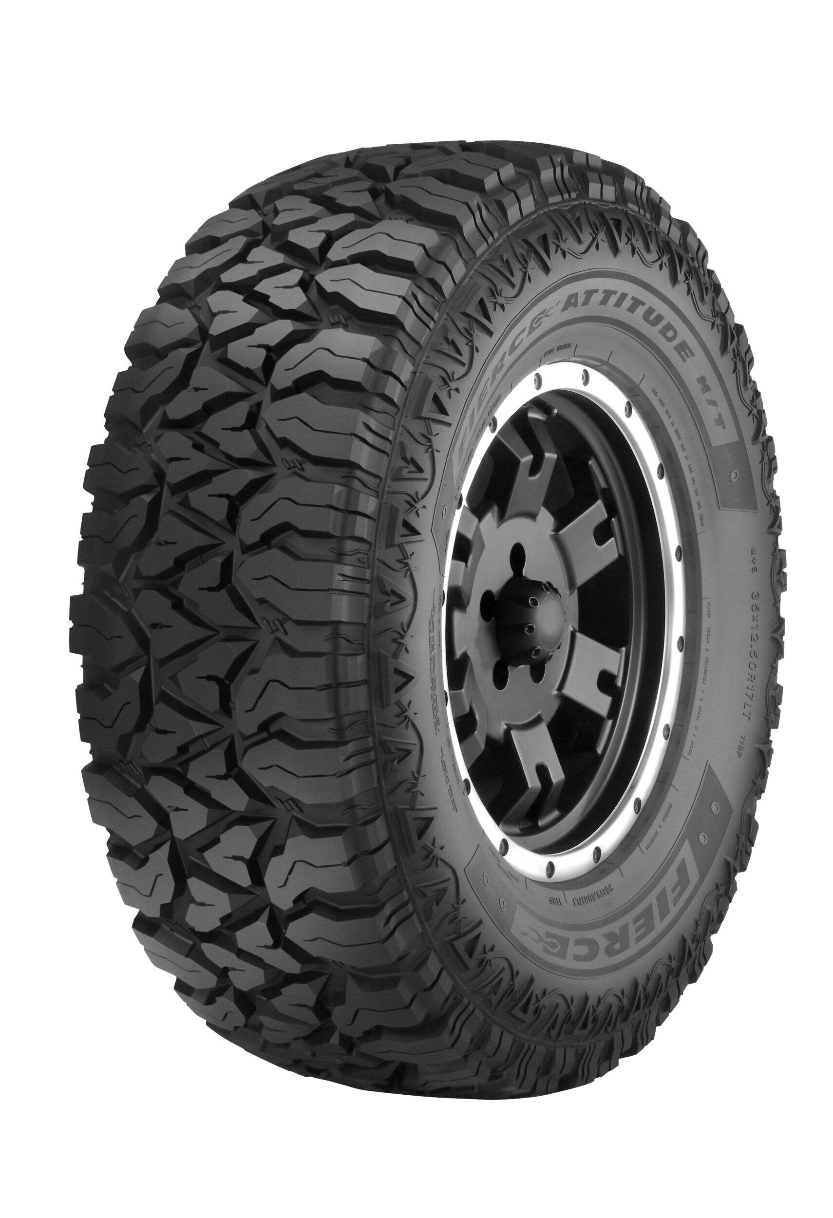 Goodyear Fierce Attitude M/T Mud Terrain Tire - Flotation Front_Three_Fourths_Angled_Left